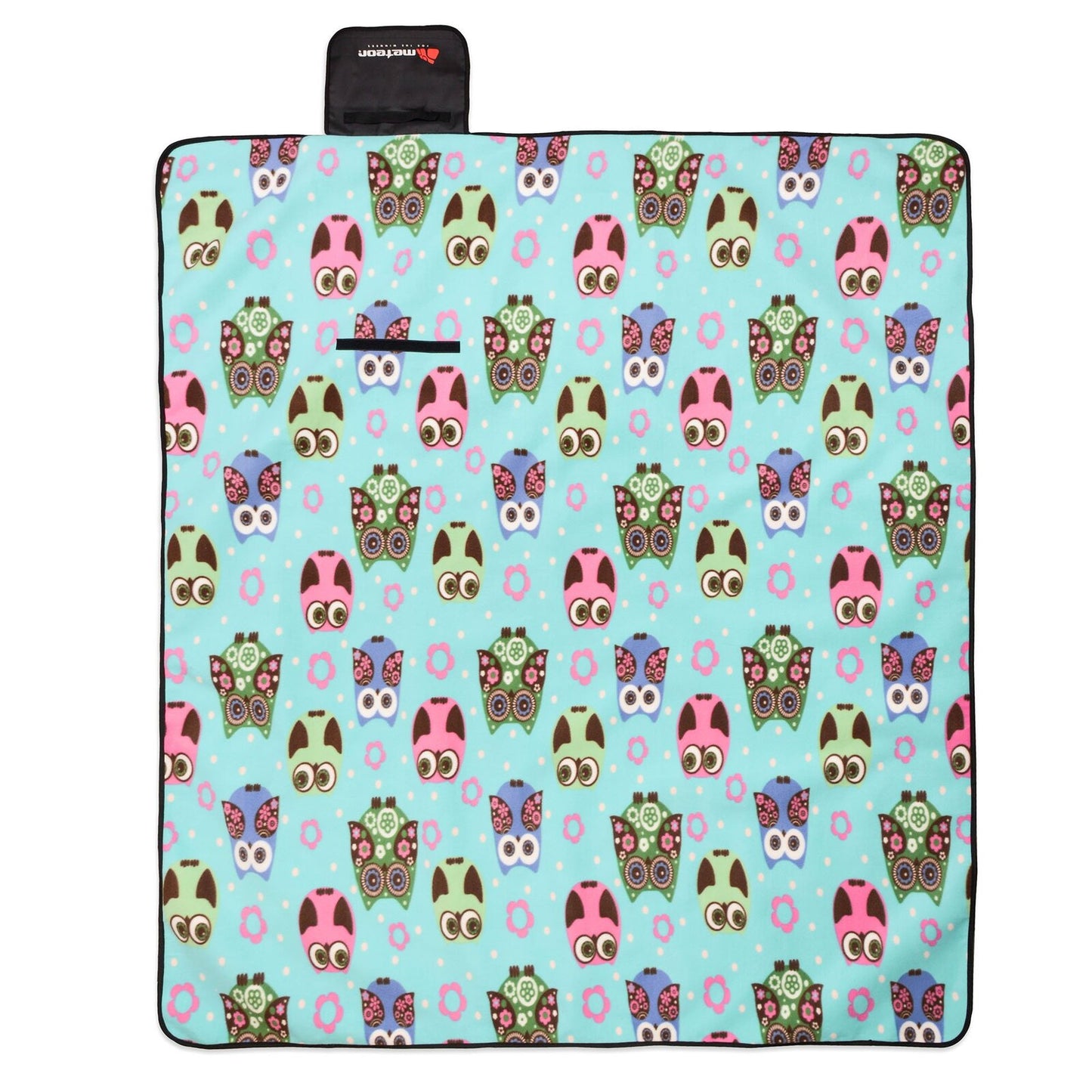 METEOR Large Waterproof Fleece Picnic Blanket - *Bright Patterns