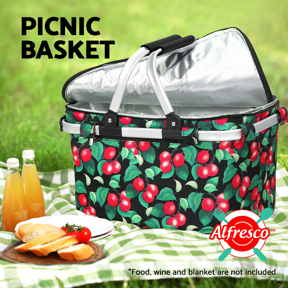 Alfresco Folding Picnic Basket