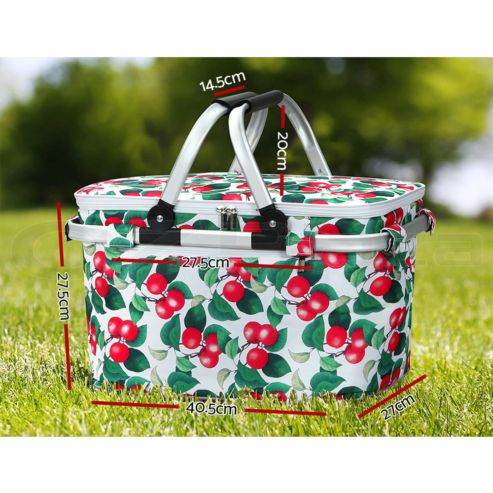 Alfresco Folding Picnic Basket