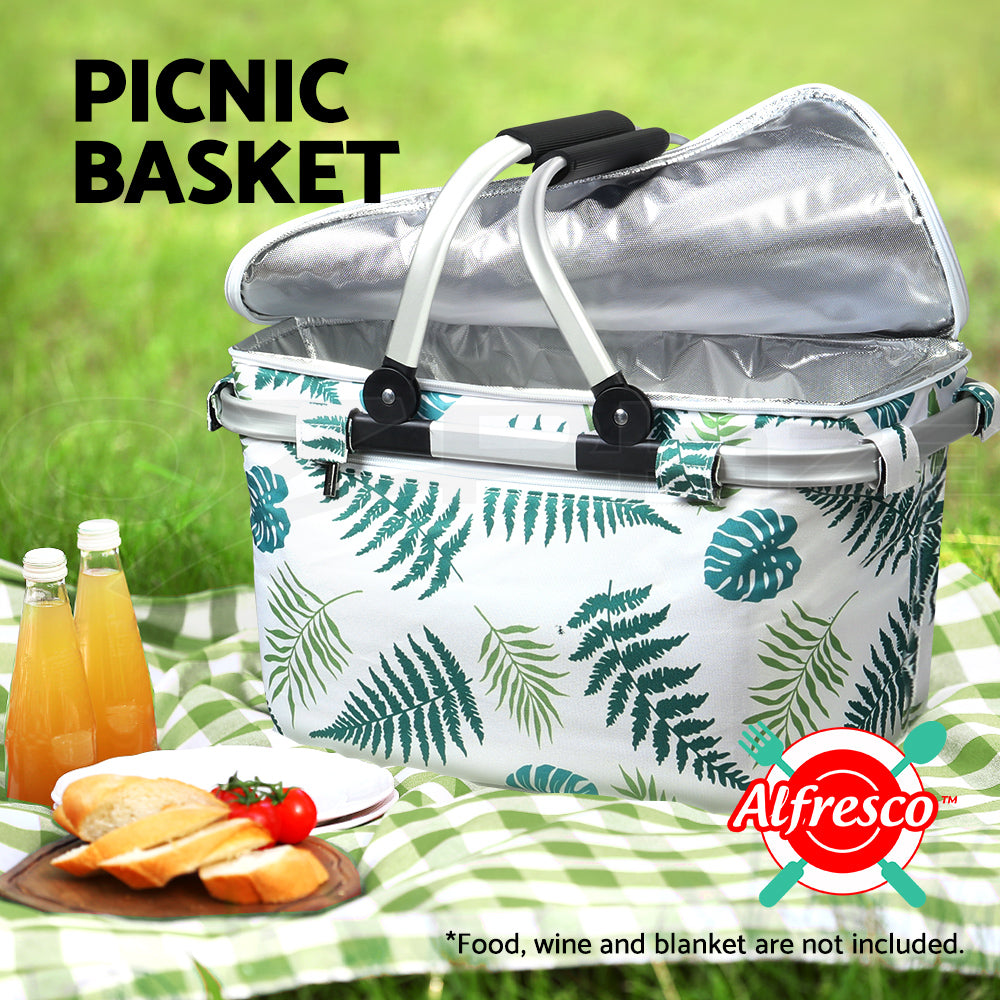 Alfresco Folding Picnic Basket